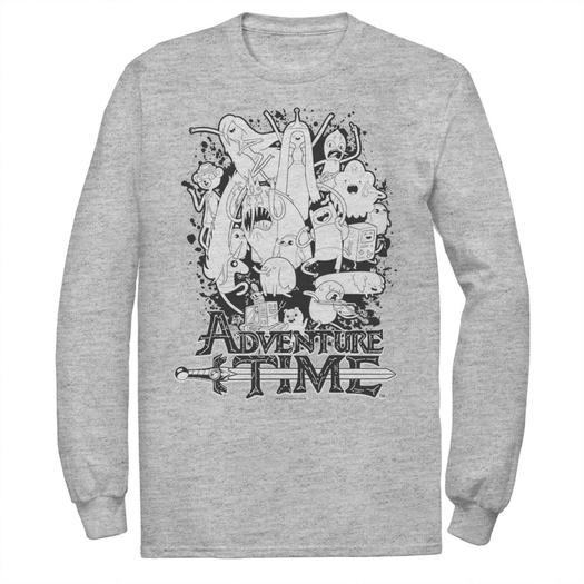 Мужской свитшот с логотипом Cartoon Network Adventure Time Licensed Character