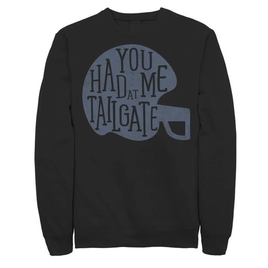 Мужской флисовый пуловер с рисунком You Had Me At Tailgate Licensed Character