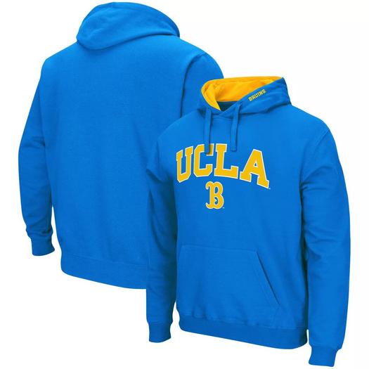 Мужской синий пуловер с капюшоном UCLA Bruins Colosseum