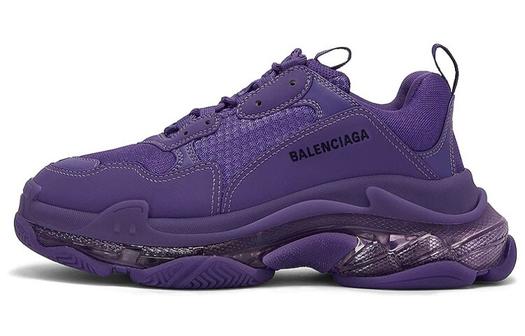 Кроссовки Balenciaga Triple S Clear Sole Deep Purple