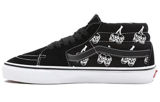 Кроссовки Vans SK8-MID NEW VARSITY Black
