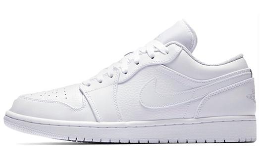 Кроссовки JORDAN 1 Retro Low 'Triple White 2019'