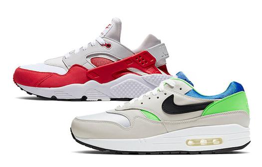Кроссовки Nike Air Max 1, светло-серый/красный/платиновый