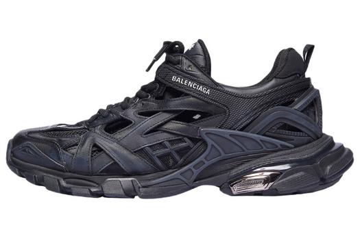 Кроссовки Balenciaga Track.2 Clear Sole, черные