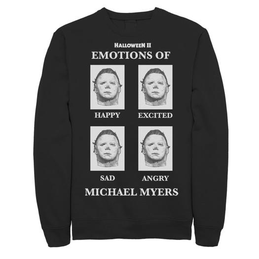 Мужской свитшот Halloween 2 Emotions Of Michael Myers Licensed Character