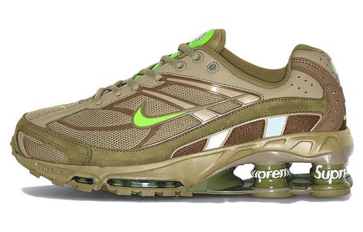 Кроссовки Nike X Supreme Shox Ride 2 Sp, оливковый