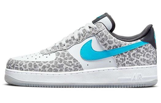 Кроссовки Nike Air Force 1 Low Premium, белый/платиновый/голубой