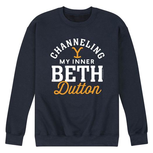 Мужской свитшот Yellowstone Inner Beth Licensed Character
