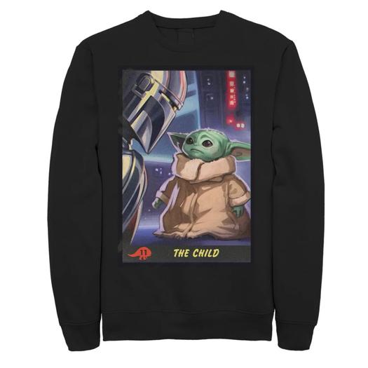 Мужской свитшот с коллекционной карточкой The Mandalorian The Child Aka Baby Yoda Star Wars