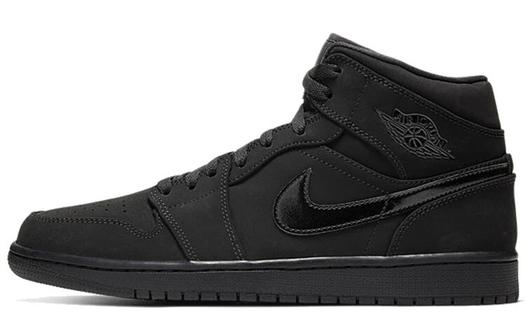 Кроссовки Jordan 1 Mid Triple Black 2020