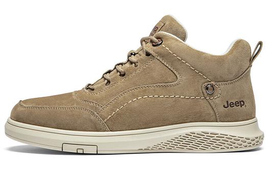 Кроссовки Jeep Skateboard Shoes Men Low-Top Khaki