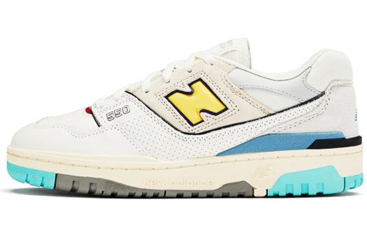Кроссовки New Balance 550, белый / серый / синий