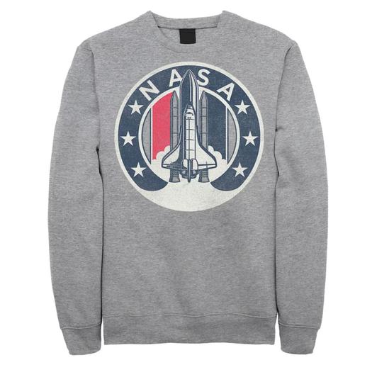 Мужской свитшот NASA Rocket Launch Star Circle Licensed Character