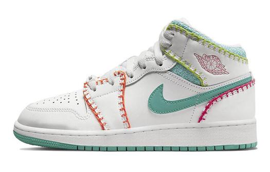 Кроссовки Jordan 1 Mid Multi Knit (GS)