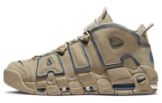 Кроссовки Nike Air More Uptempo 96, бежевый/синий