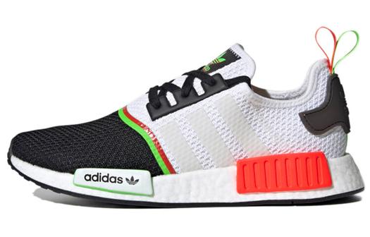Кроссовки Adidas Originals NMD_R1 'White Solar Green'