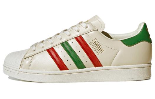 Кроссовки Adidas Originals Originals Superstar Shoes 'Off White Scarlet Green'