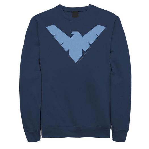 Мужской свитшот с классическим логотипом Nightwing Nightwing DC Comics, синий