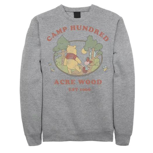 Мужской свитшот Disney Winnie The Pooh & Piglet Walking Camp 100 Acre Wood Licensed Character