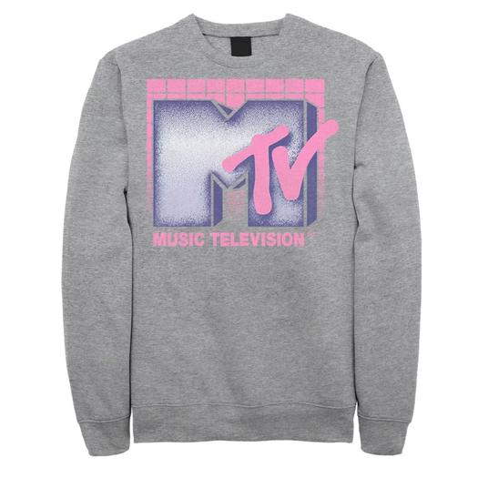 Мужской свитшот в сетку с логотипом MTV Music Television в стиле 80-х Licensed Character