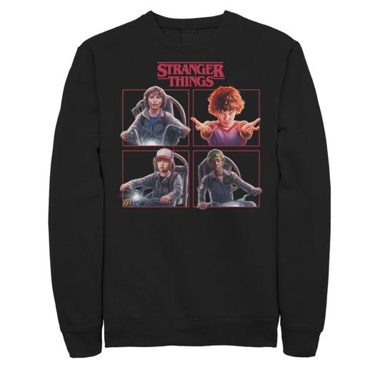 Мужской свитшот с логотипом Stranger Things Group Shot Box Up Licensed Character