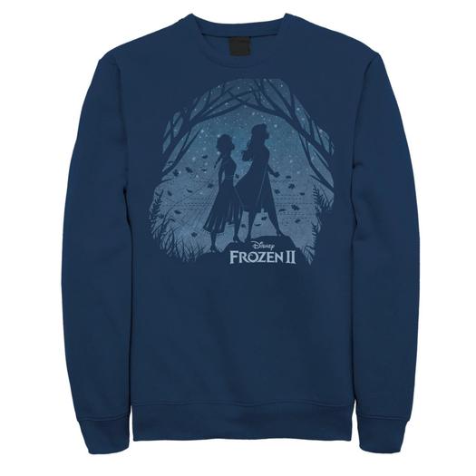 Мужской свитшот с логотипом Frozen 2 Anna & Elsa Forest Licensed Character