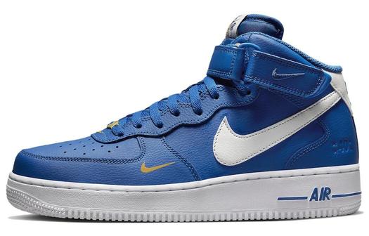 Кроссовки Nike Air Force 1 Mid '07 LV8, синий/белый