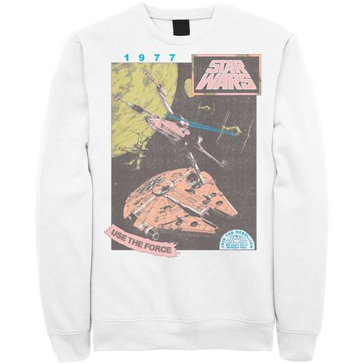 Мужской свитшот Star Wars Join The Rebellion Licensed Character, белый