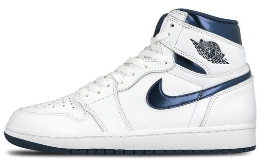 Кроссовки JORDAN 1 Retro Metallic Navy 2016