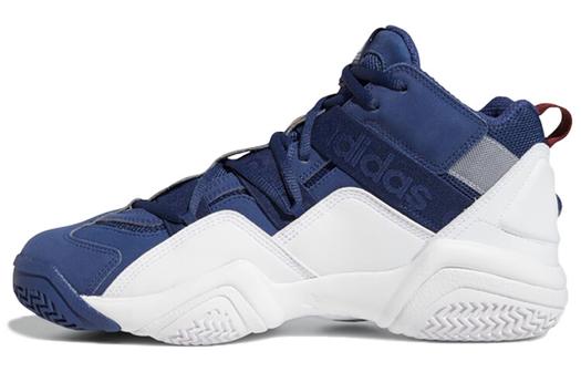 Кроссовки Adidas Originals Top Ten Vintage Basketball Unisex, синий/белый