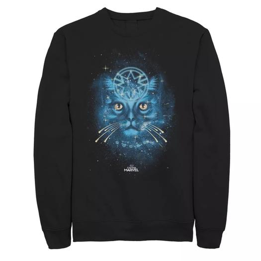 Мужской свитшот Captain Marvel Spirit Cat Licensed Character