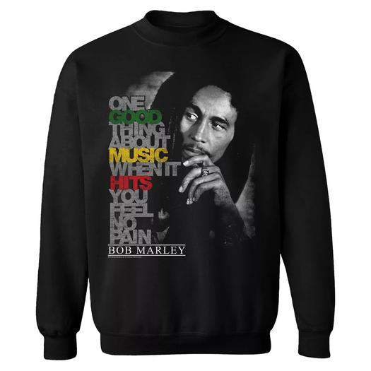 Мужской свитшот Bob Marley Lyric Good Music Licensed Character