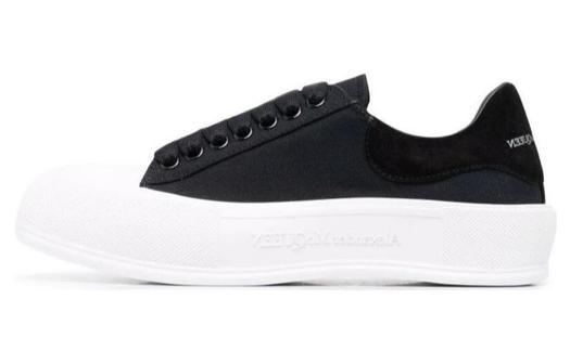 Мужские кроссовки Alexander McQueen Deck, белый/черный