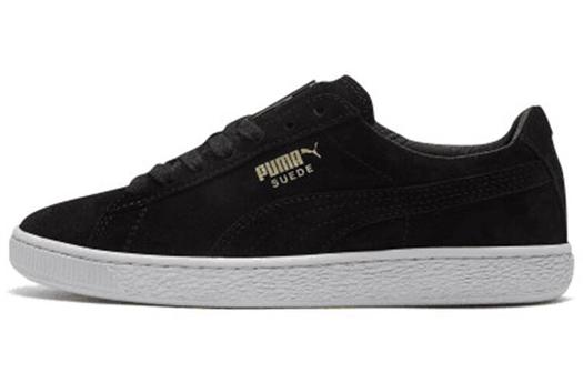 Кроссовки Puma Suede Classic Metal Badge 'Black White'