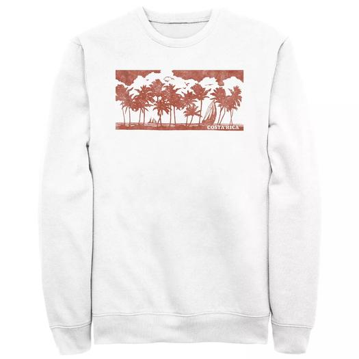 Мужской свитшот Costa Rica Silhouette Skyline Generic