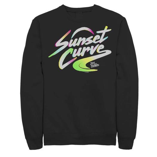 Мужской свитшот с логотипом Julie And The Phantoms Sunset Curve Licensed Character
