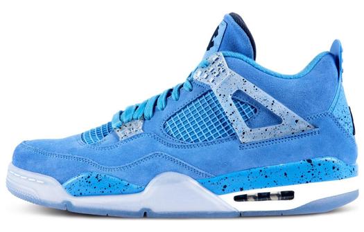 Кроссовки Jordan Air Jordan 4 Vintage Basketball, голубой/белый/черный