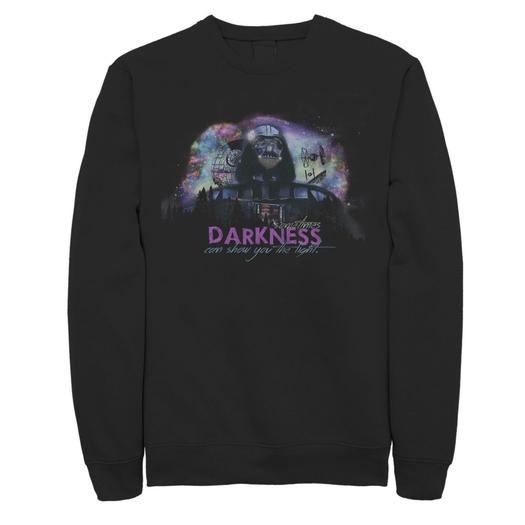 Мужской свитшот Star Wars Darth Vader Darkness Can Show You The Light Licensed Character