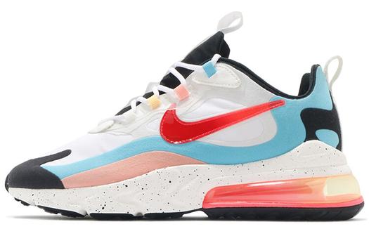 Кроссовки Nike Air Max 270 React The Future Is In The Air, белый/голубой