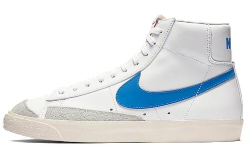 Кроссовки Nike Blazer Mid '77 Vintage, белый/голубой