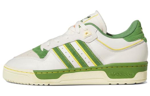 Кроссовки Adidas Originals Rivalry Skateboarding Unisex FZ6318, белый/зеленый