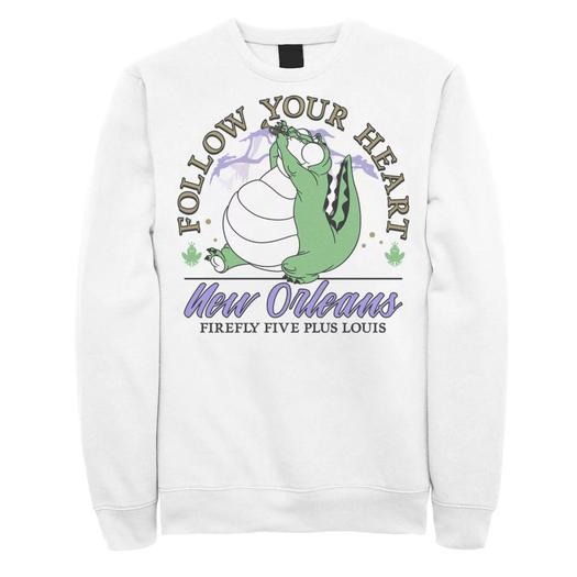 Мужской свитшот Disney Princess And The Frog Louis Follow Your Heart Licensed Character