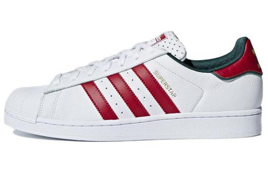 Кроссовки Adidas Originals Originals Superstar Shoes 'White University Red Green'