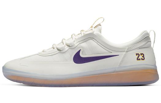 Кроссовки Nike X Nba Nyjah Free 2 Sb, белый/желтый