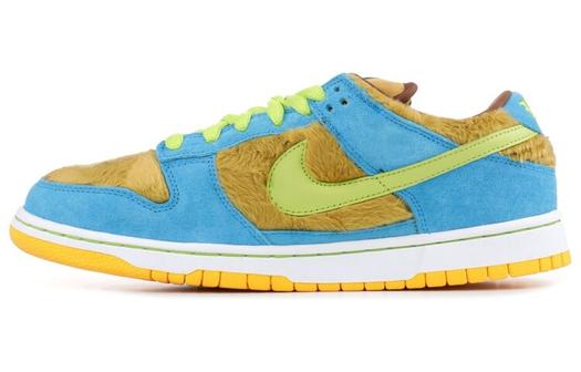 Кроссовки Nike Sb Dunk Low, голубой/коричневый