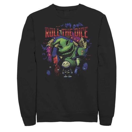 Мужской свитшот Disney The Nightmare Before Christmas Oogie Roll The Dice Licensed Character