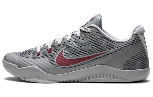 Кроссовки Nike Kobe 11 Low, серый/бордовый