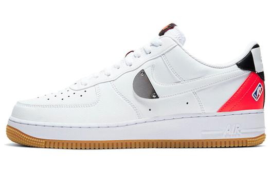 Кроссовки Nike Air Force 1 Low Nba White Crimson Gum