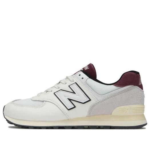 Кроссовки New Balance 574 'White Burgundy', белый