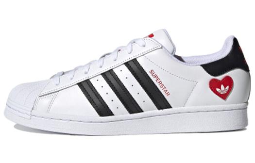Кроссовки Adidas Originals Superstar 'Valentine's Day White Black'